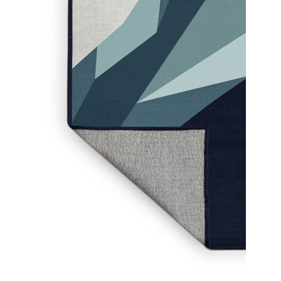 Tapis gris délavé à la machine Pacchiana