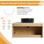 Arnor 36'' Wall-Mounted Single Bathroom Vanity With Ceramic Sink, 36" Bathroom Vanity Set-289879240-298715427