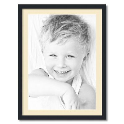 Wood Picture Frame with Mat