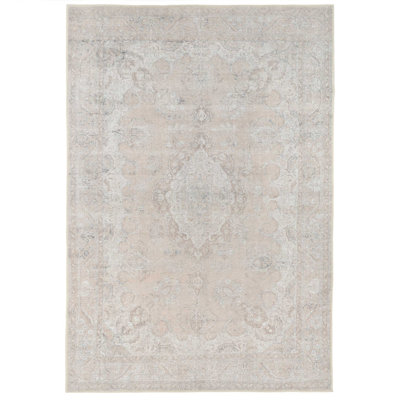 Vintage Look Cotton Washable Area Rug