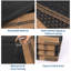 Tapis d'extérieur Tapis de paille en plastique imperméable et réversible pour patio Tapis de sol léger et facile à nettoyer pour l'extérieur-9512821-26216112