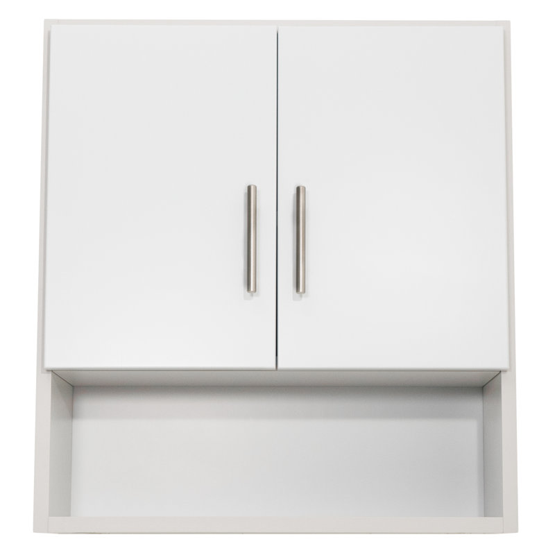 Simplicity Particleboard Bathroom Cabinet, Satin White