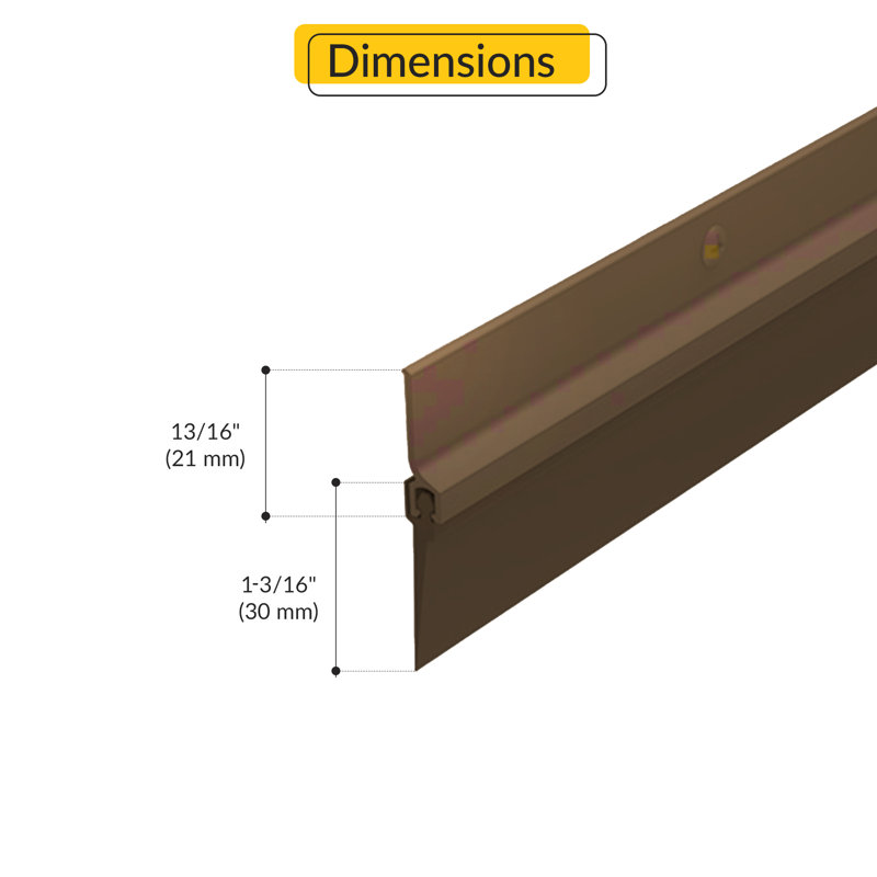 Brixwell 19-1032azbz 13/16 po Finition bronze anodisé