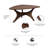Triangle Wood Coffee Table