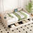 79.92 " Upholstered Daybed with Storage Drawers, Wood Daybed Twin Size, No Box Spring Needed, Grey-1899808599