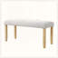 Banc rembourré moderne capitonné