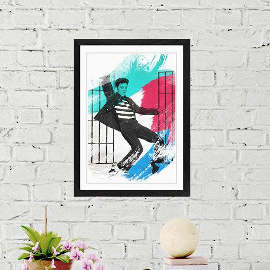 Elvis Presley Jailhouse Rock Framed Art - Framed Print