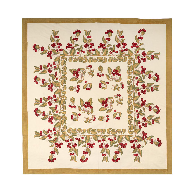 Cherry Tablecloth, 59" W x 59" L