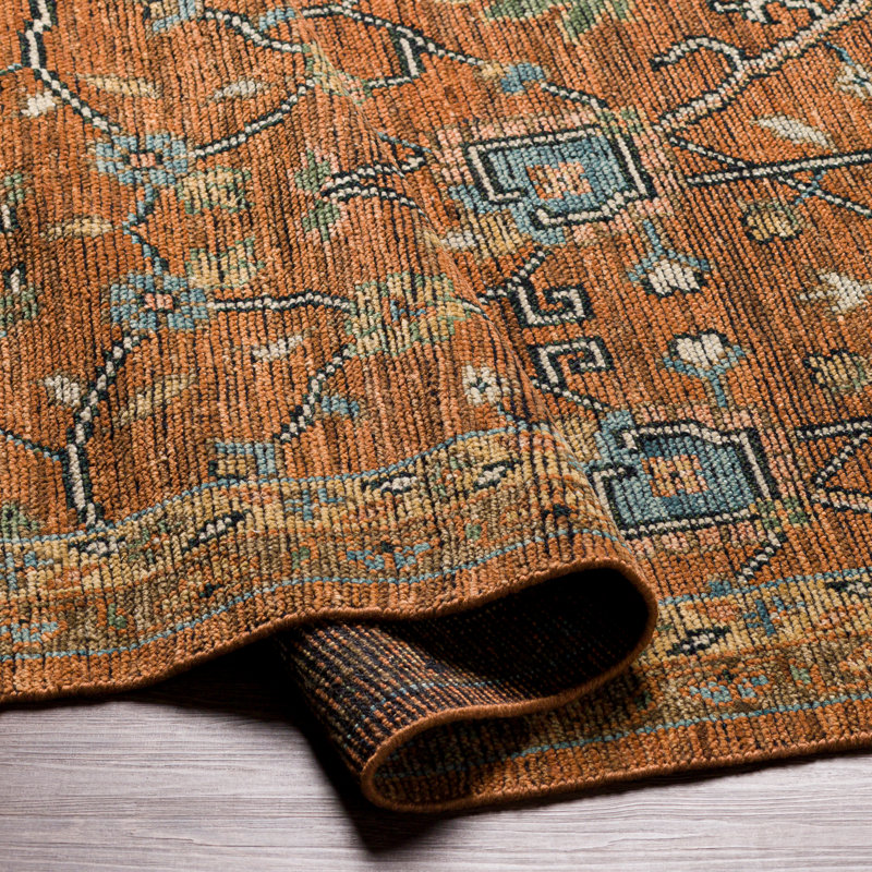 Meja Wool Oriental Area Rug, Rectangle 9' x 12'