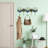 Durable Metal Wall Hook, Hand Painted, 23.6 x 9.1 inches | 100% Metal Construction, Thickness: 0.03 inches | Ideal for Home Organization & Decor, Stylish and Functional Design for Any Room