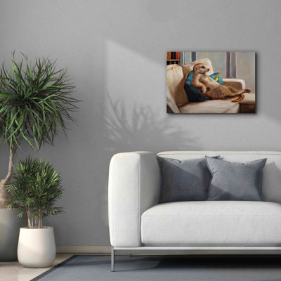«Couch Potato» par Lucia Heffernan, art mural sur toile