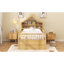 Lit simple avec couchette et tissu, naturel-1583278220-1583278223