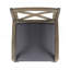 CHAISE DE SALLE À MANGER PERLA, 2PCS avec 2 coussins, gris