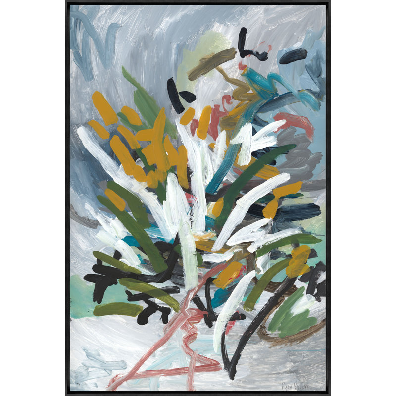 Ryan Brown " Oranges On Red " by Ryan Brown, 48.5" H x 31.5" W
