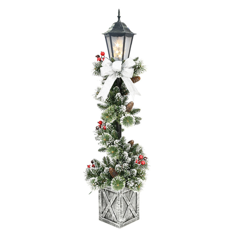 Lampadaire en pin 4 pi
