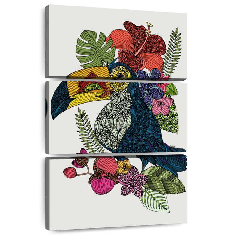 Brampt Tucan, 38" H x 24" W