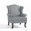 Dokun Berio 79 Cm Wide Linen Wingback Chair-242092323