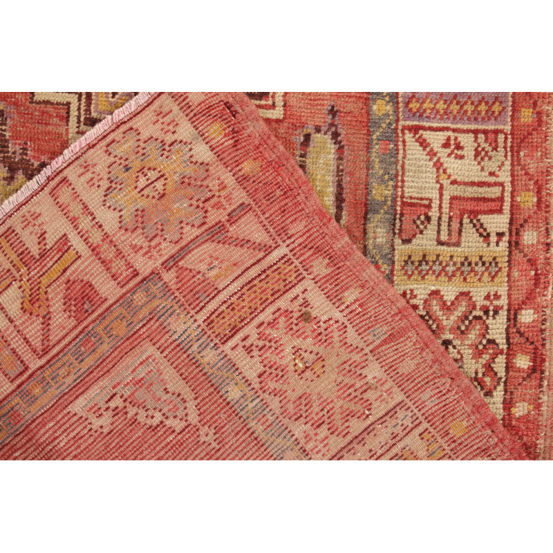 One-of-a-Kind 3'4" x 9'3" Hand Knotted Area Rug