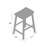 Whitworth Solid Wood Stool-1710963038-1710963034