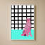 «Pink Leopard» par Elizabeth Medley - Impression sur toile
