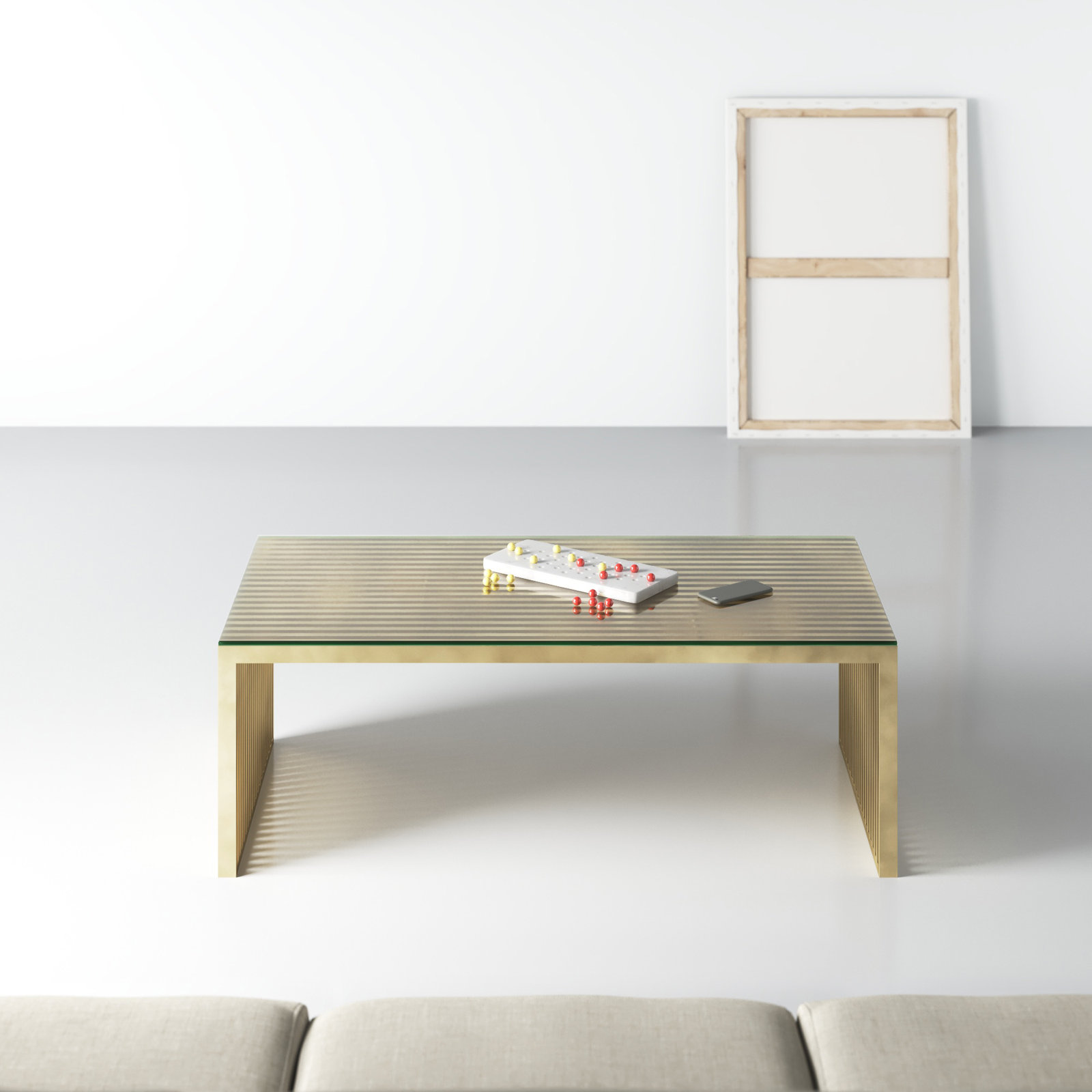 Jules Coffee Table, Gold
