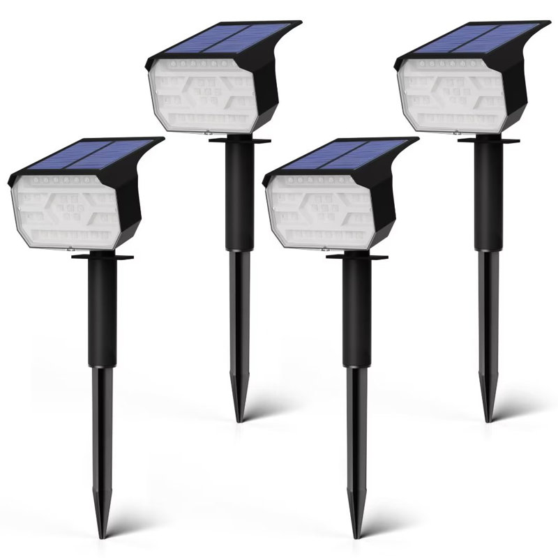 Projecteur à DEL intégré en plastique à basse tension à énergie solaire