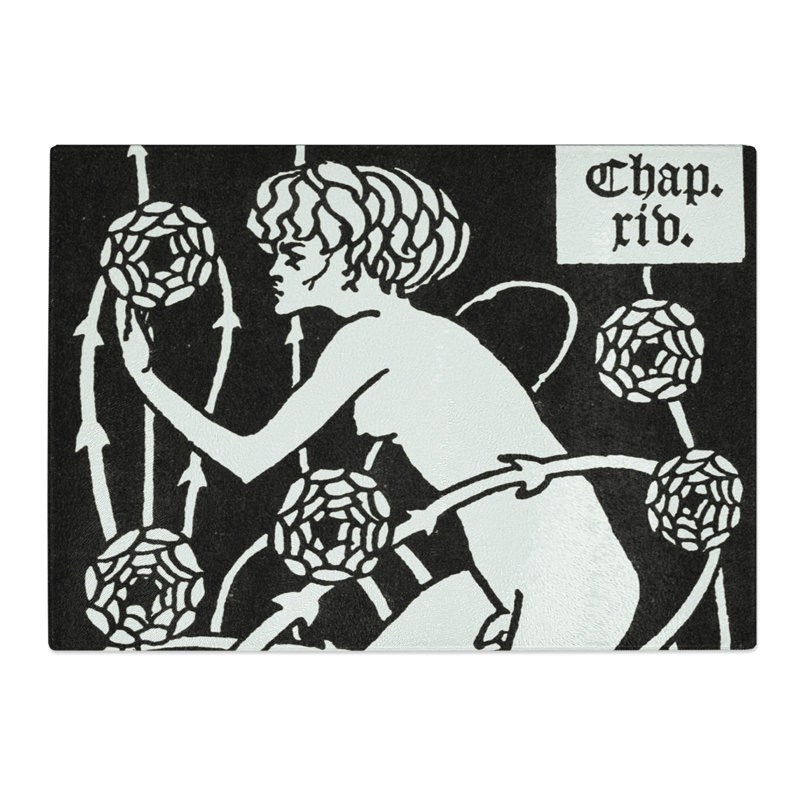 Hermaphroditus by Aubrey Beardsley Chopping Board, 0.4cm H x 20cm W x 28.5cm L