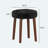 Caydee Upholstered Velvet Footstool-886934924