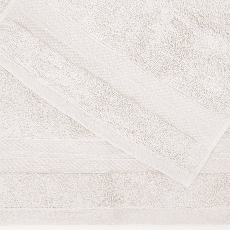Collection de serviettes finlandaises en peluche 100% turque, Ivoire ivoire, Ensemble 3 serviettes de bain