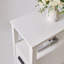 Table de bout à chargement rustique Enric avec tiroirs et ports USB-126137651
