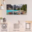 Ensemble de 3 panneaux d'art mural - Moraine Lake Docks par Pierre Leclerc 