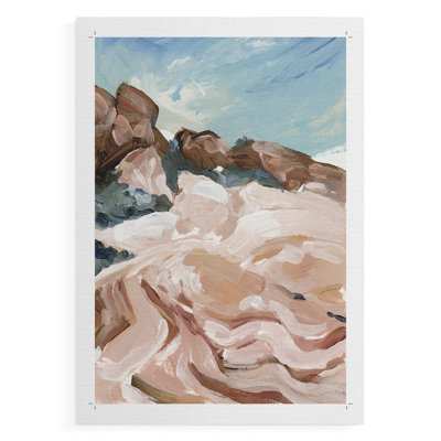 Impasto Plateau I - Impression sur toile seulement - NON-CADRE