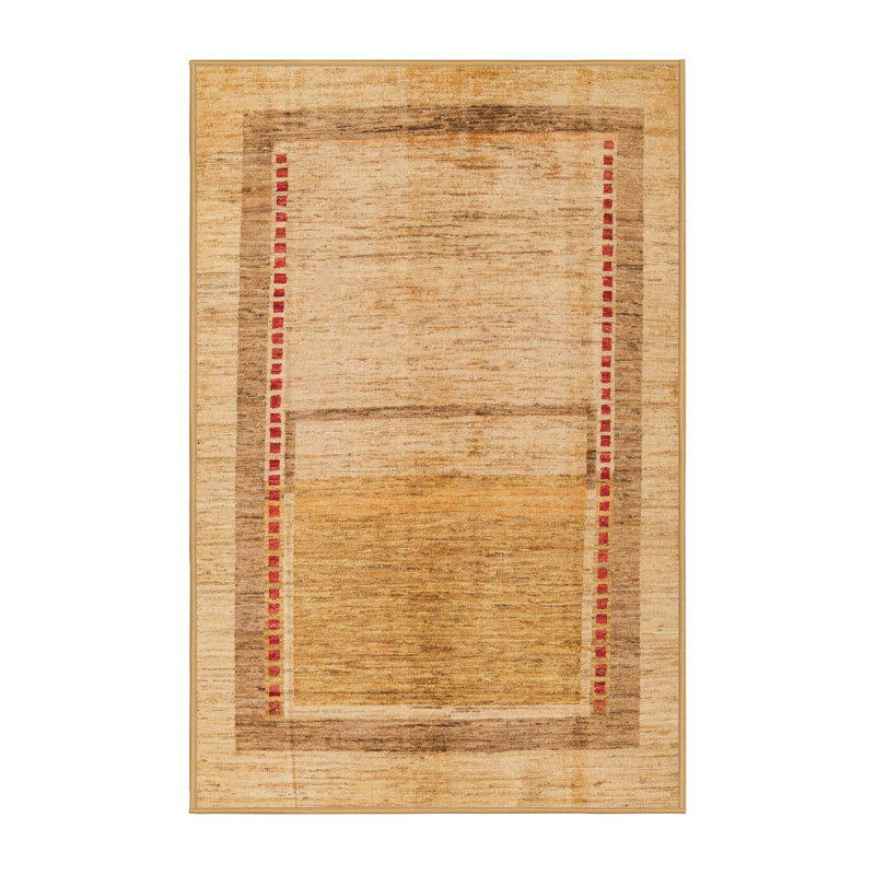 Tapis décoratif multicolore à motif abstrait, Rectangle de 2 pi x 3 pi