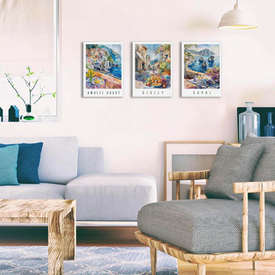 3 Piece Wrapped Canvas Print