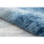 Tapis bleu et bleu clair de haute qualité noué à la main-500048979