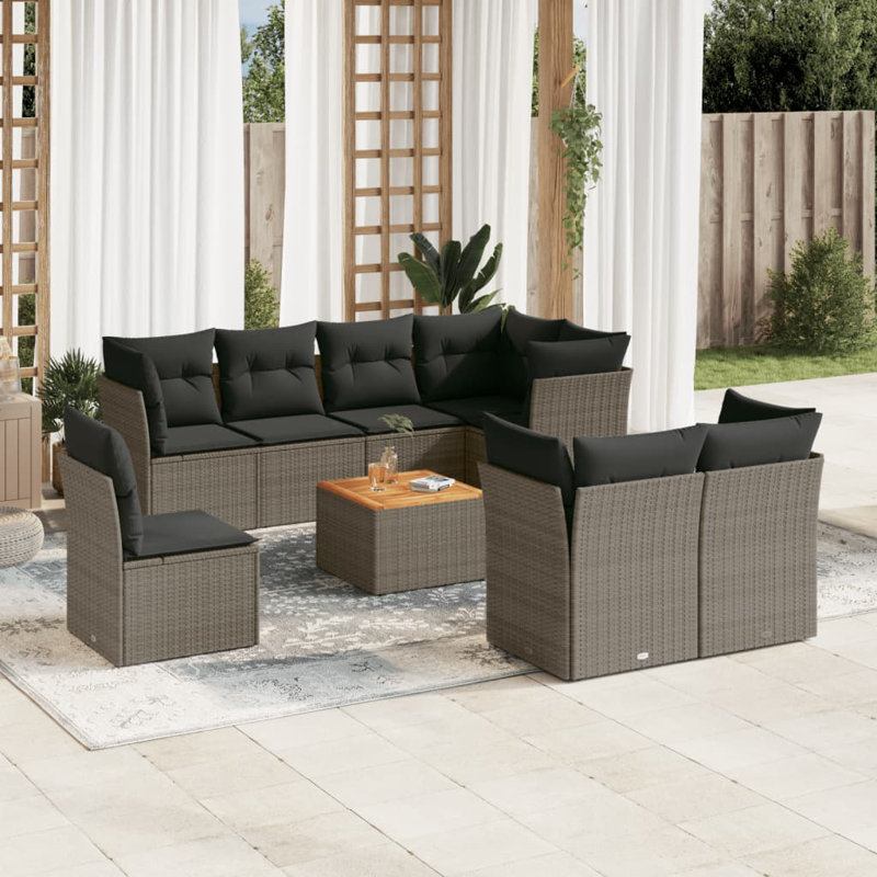 Ensemble de canapé de jardin Vidaxl