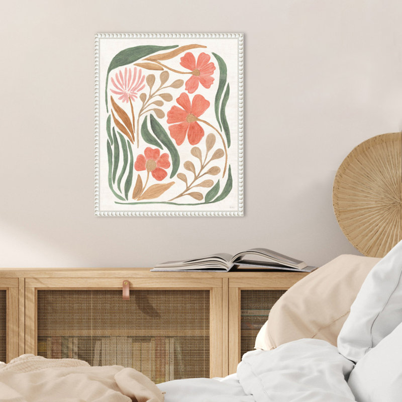 Floral Abstract I de Veronique Charron, H 20 po x l 16 po x P 2 po