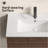 24 Inch Bathroom Vessel Sink, Ceramic Bathroom Vanity Sink Top With Overflow, No Drain Convenient For Storing Personal Items - Glossy White