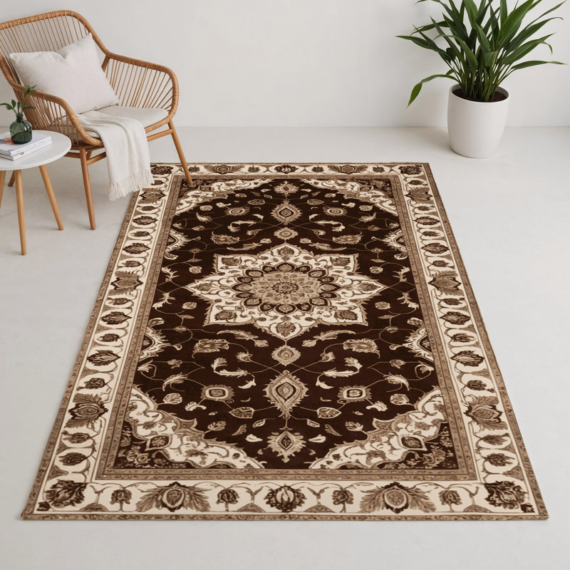 Tapis d'intérieur et d'extérieur Tabriz, Rectangulaire 3 pi x 5 pi