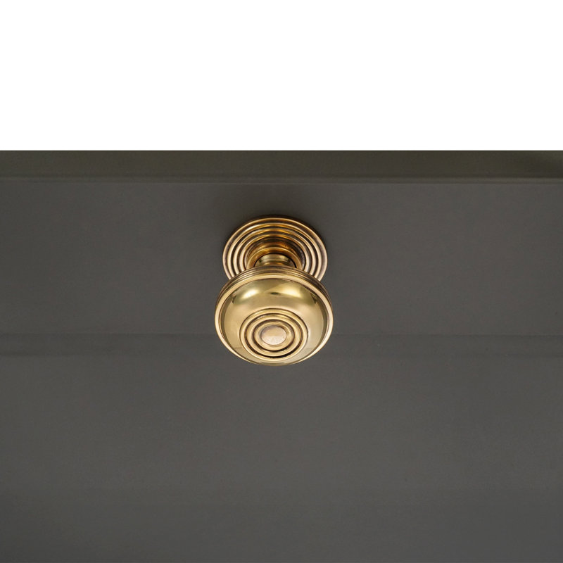 Preston Large 38mm Cupboard Knob, Aged Brass