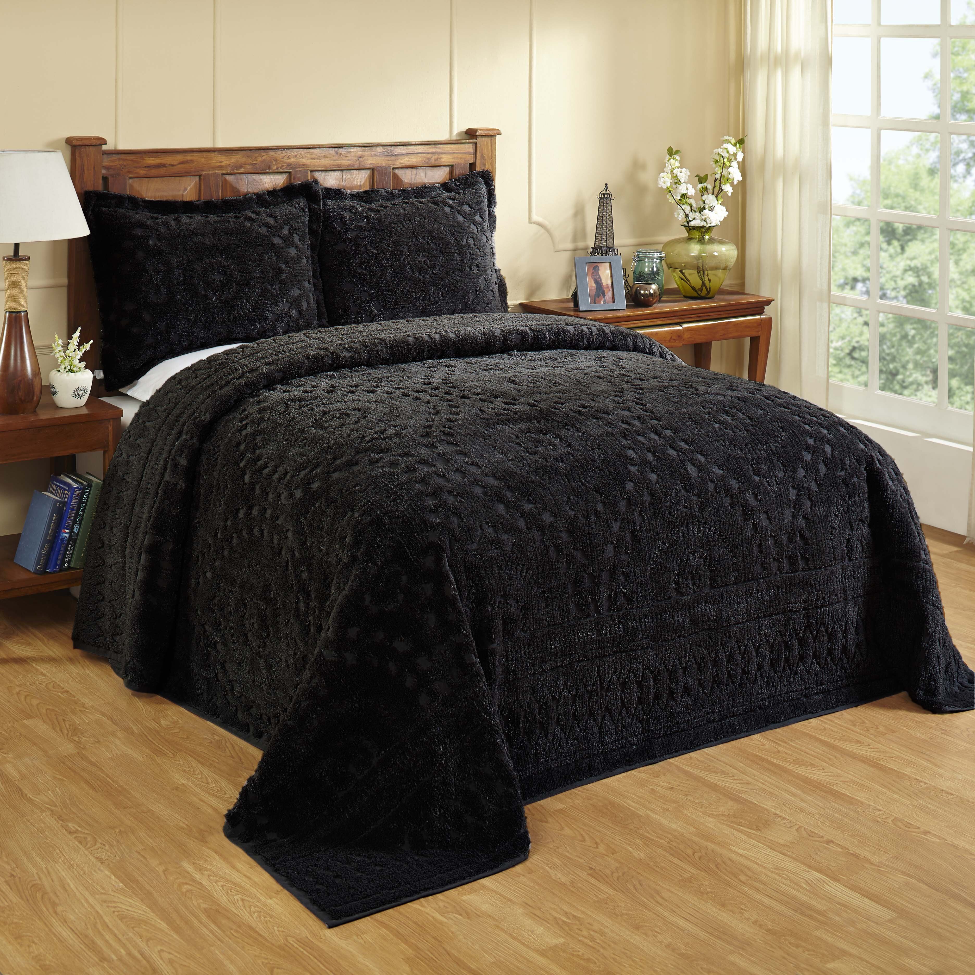 Better Trends Rio Eclectic 100% Cotton Coverlet / Chenille Bedspreads ...