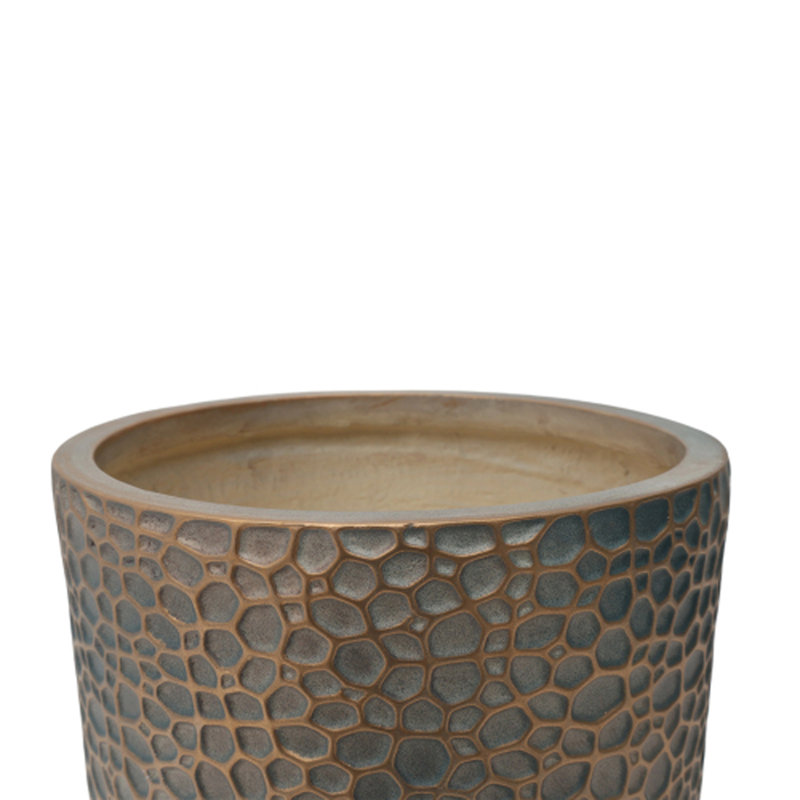 Ensemble de 3 pots à fleurs avec draineurs pour l'intérieur et l'extérieur MGO