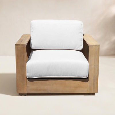 Harbor Acacia Patio Lounge Chair