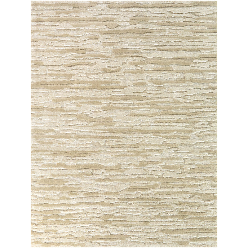 Tapis beige à motif abstrait Andreas, Beige, 7 pi 10 po x 10 pi