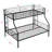 Twin Over Full With Trundle Metal Bunk Bed ,No Box Spring Needed,Easy Assemble