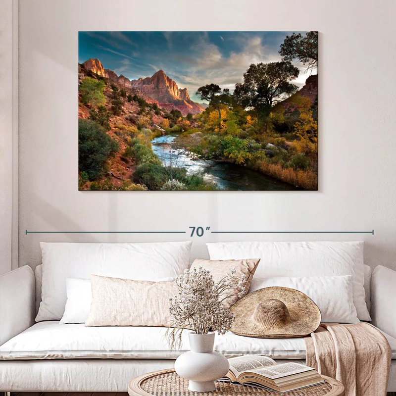 Paysage d'Alvord Zion, H 32 po x l 48 po