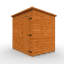 7x5w Tiger Shiplap Windowless Pent