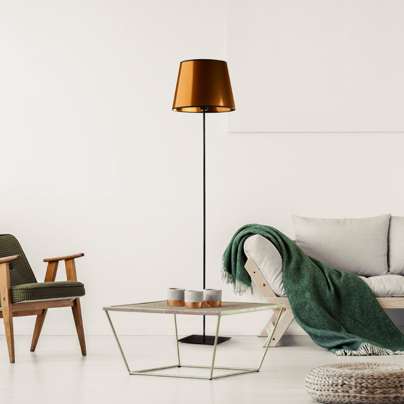 163cm Traditional Floor Lamp, Copper