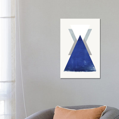 Triangle II by Design Fabrikken - Wrapped Canvas Gallery-Wrapped Canvas Giclée