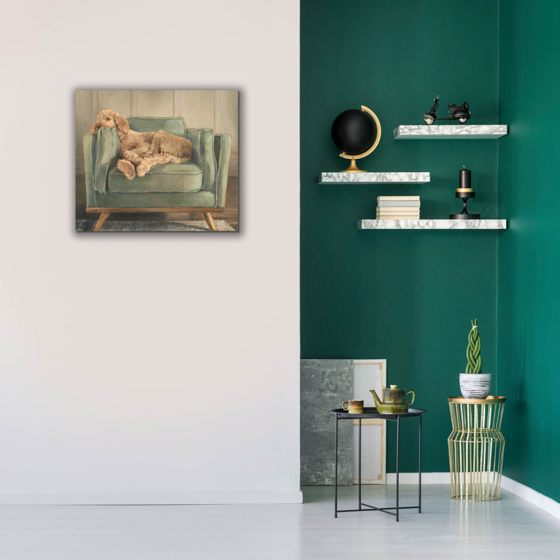 «Traditional Canine Portrait 1» par Ethan Harper, art mural sur toile, H 26 po x l 30 po